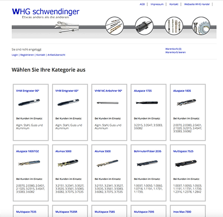 Webshop WHG