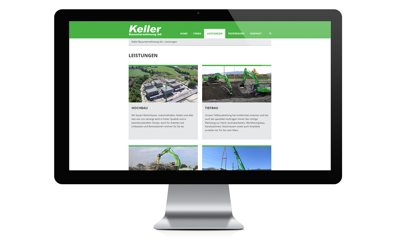 Keller Bauunternehmung AG, Rheineck SG